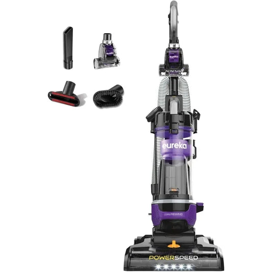 Eureka Powerful Lightweight Upright Vacuum Carpet and Floor, PowerSpeed w/ Automatic Cord Rewind