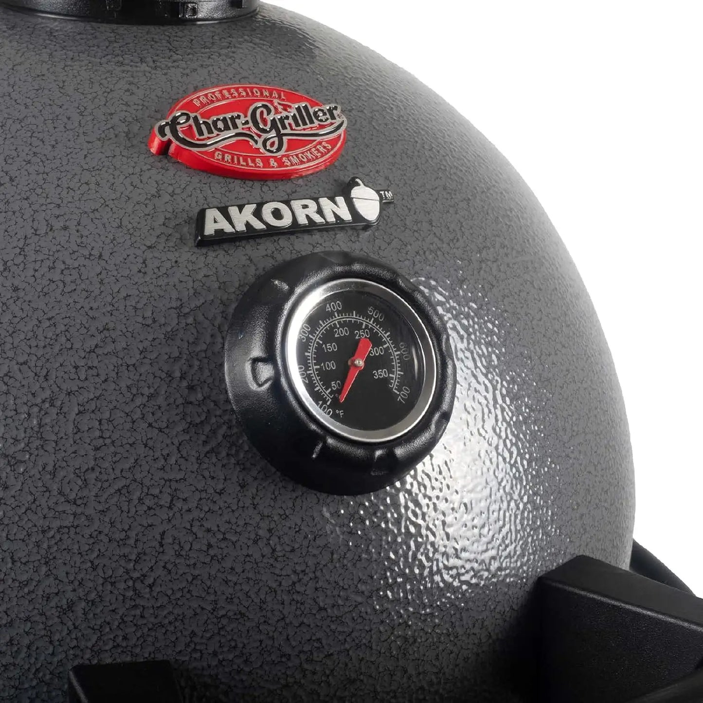 AKORN® Jr. Portable Kamado Charcoal Grill: Cast Iron Grates, Locking Lid, 155 Sq In Cooking