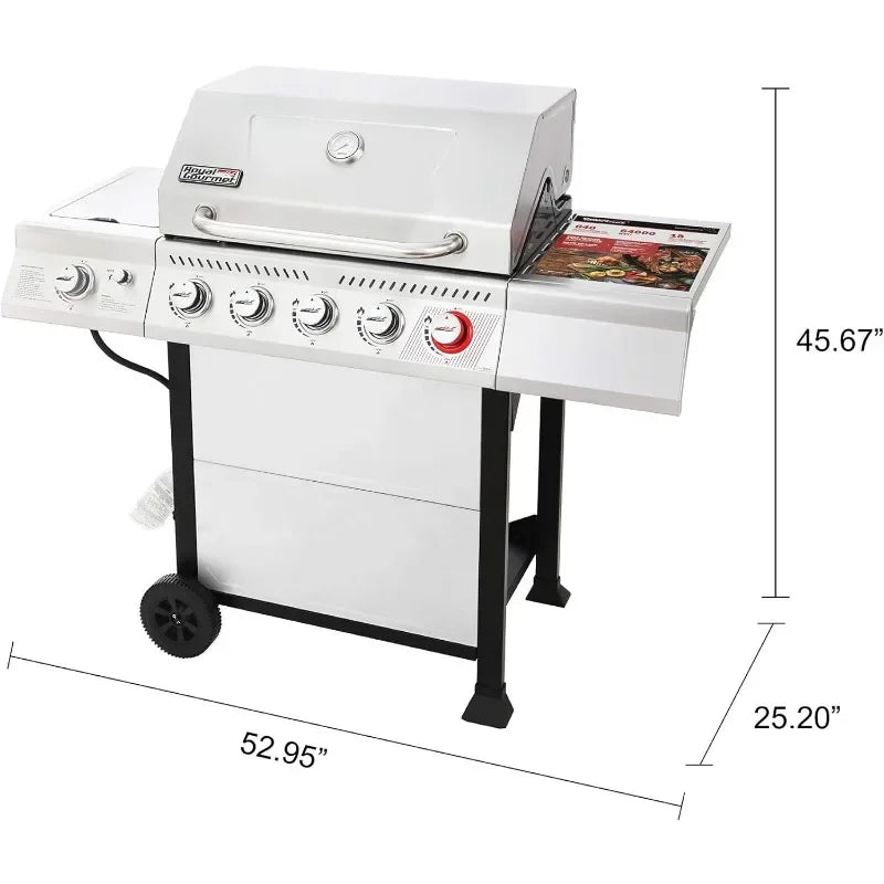 Royal Gourmet GA5401T 5-Burner BBQ Propane Grill with Sear Burner and Side Burner