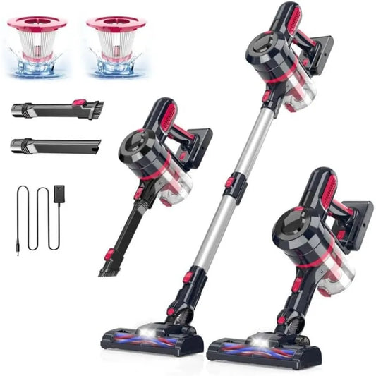 25Kpa 210W Brushless Motor Stick Vacuum with 35 Mins Runtime & Detachable Battery