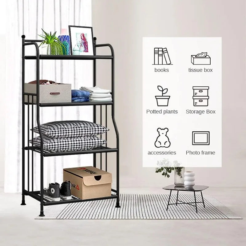 Shelving Unit Bakers Rack Metal Storage Shelves