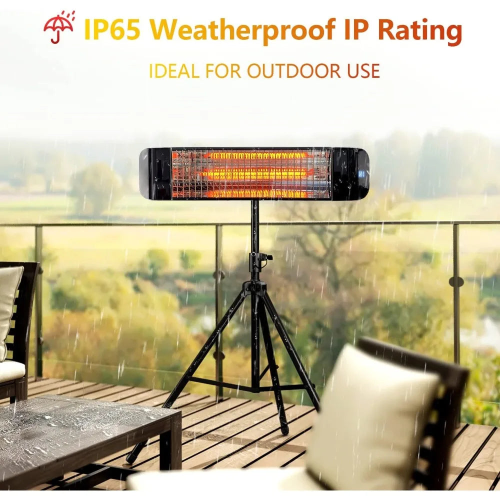 Infrared Electric Heater: Wall Mounted/Ceiling/Tripod, for Indoor/Outdoor Use