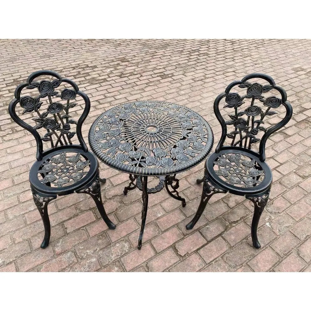 3-Piece Rattan Bistro Set: Outdoor Patio Furniture