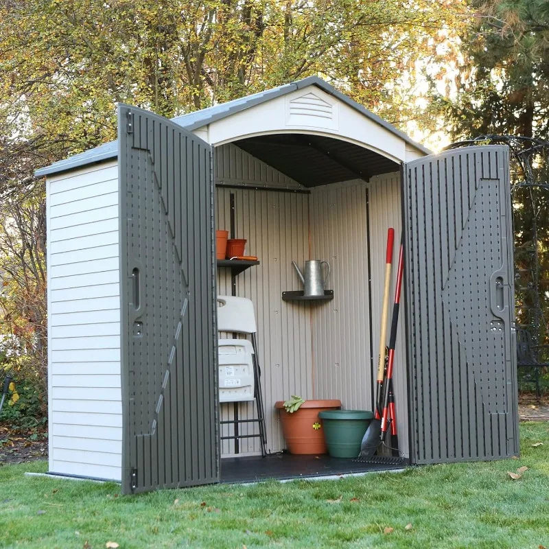 Lifetime 60057 Outdoor Storage Shed, 7 Feet by 4.5 Feet - Link Logical Mall