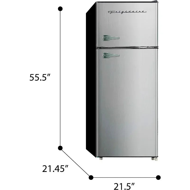 Frigidaire EFR751, 2 Door Apartment Size Refrigerator with Freezer, 7.5 cu ft