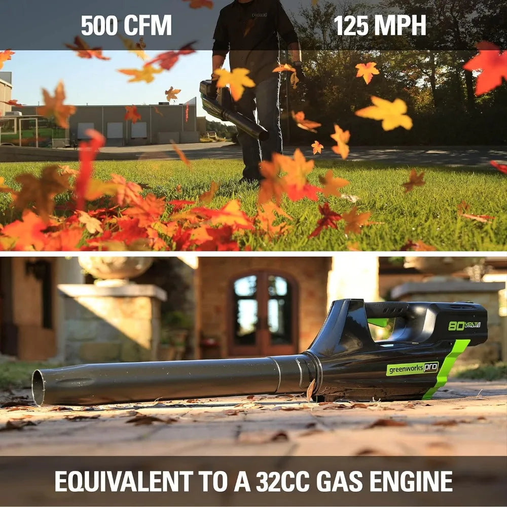 Pro 80V Cordless Brushless String Trimmer + Leaf Blower Combo, 2Ah Battery and Charger Included