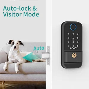 Hornbill Fingerprint Keyless Entry Door Lock M4 Smart Deadbolt  Lock IC Card - Link Logical Mall