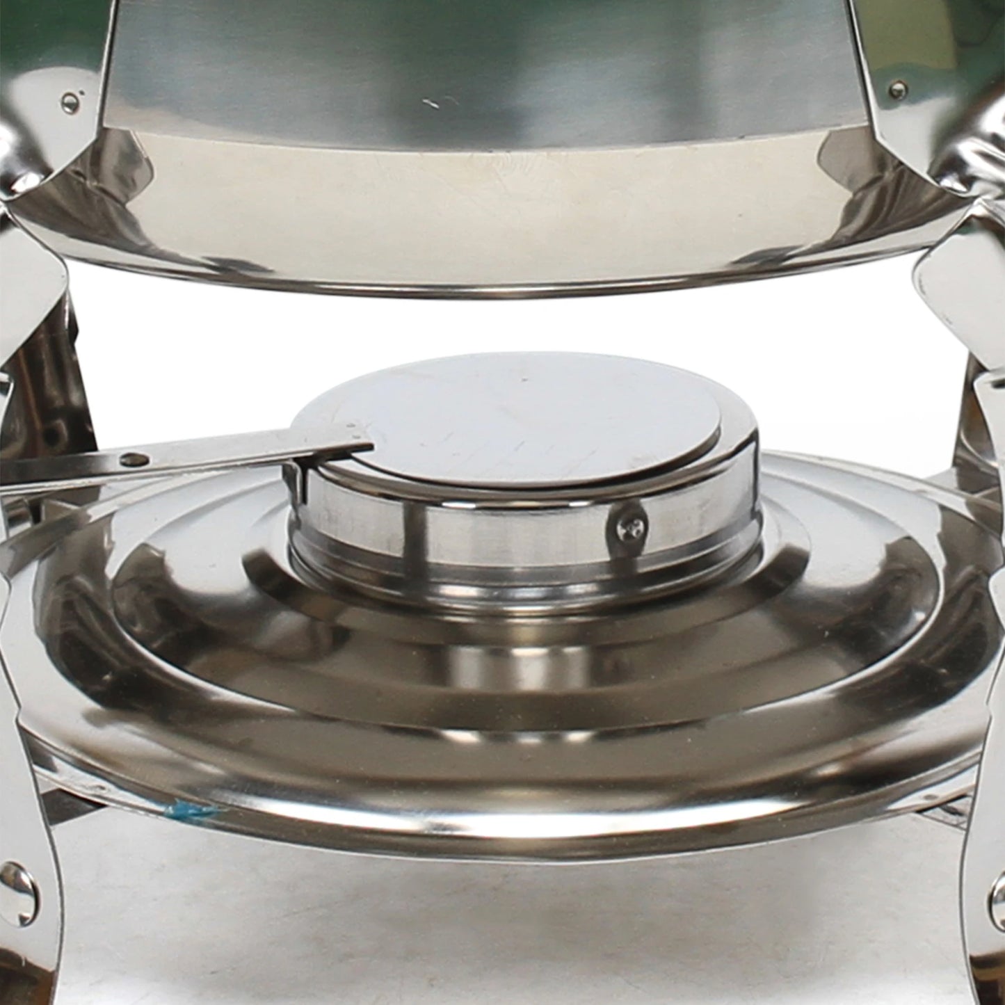 Round Stainless Steel Warming Container Chafing Dish Food Warmer Food Insulation