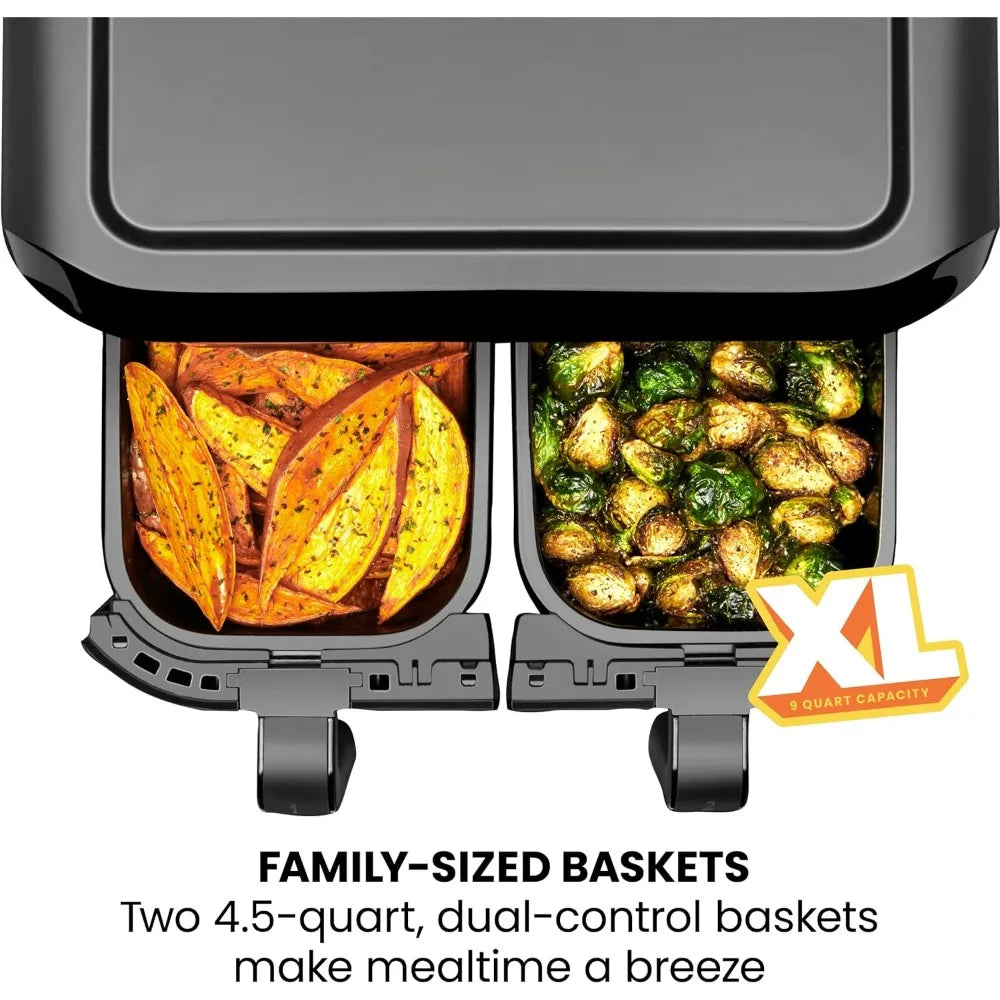 Maximize The Healthiest Meals With Double Basket Capacity Air Fryer Home-appliance - Link Logical Mall