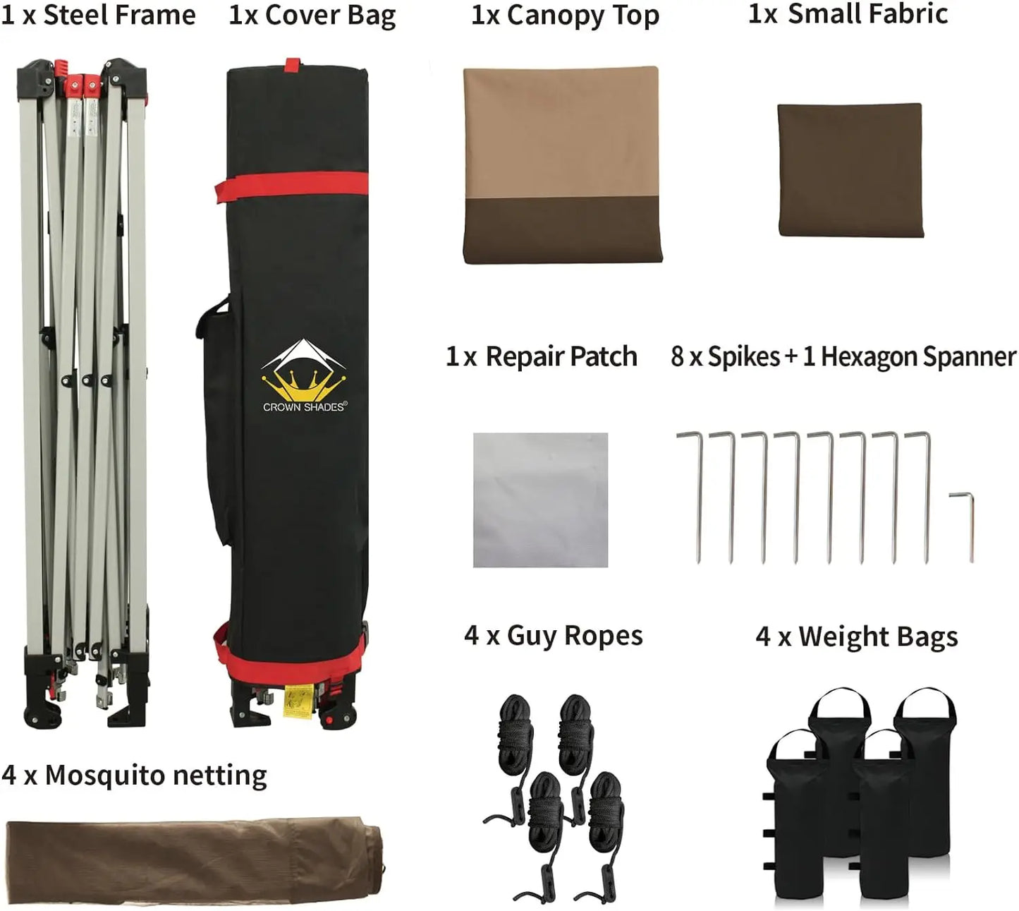 Effortless Elegance: 13x13 Pop-Up Gazebo with Patented Center Lock, 10x10 Base, Quick Setup