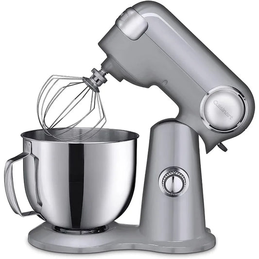 Cuisinart Stand Mixer, 12 Speeds, 5.5-Quart Mixing Bowl,  Whisk, Flat Mixing Paddle, Dough Hook