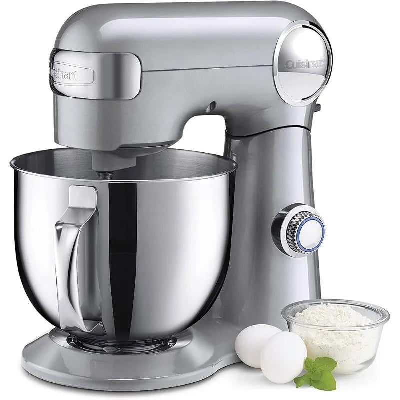 Cuisinart Stand Mixer, 12 Speeds, 5.5-Quart Mixing Bowl,  Whisk, Flat Mixing Paddle, Dough Hook