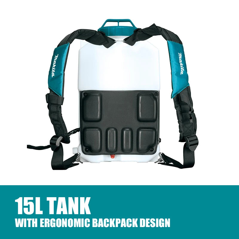 Makita DUS158Z 18V LXT 15L Backpack Sprayer Automatic Spraying Machine Disinfecting Pesticides