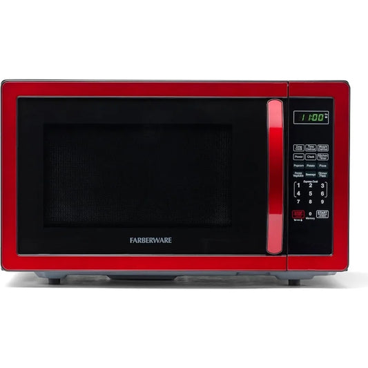 Countertop Microwave 1000 Watts, 1.1 cu ft - Microwave Oven With LED Lighting and Child Lock