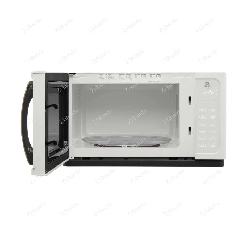 1.1 Cu ft 1000 Watt, Sensor Microwave Oven, White Icing Kitchen Appliances.