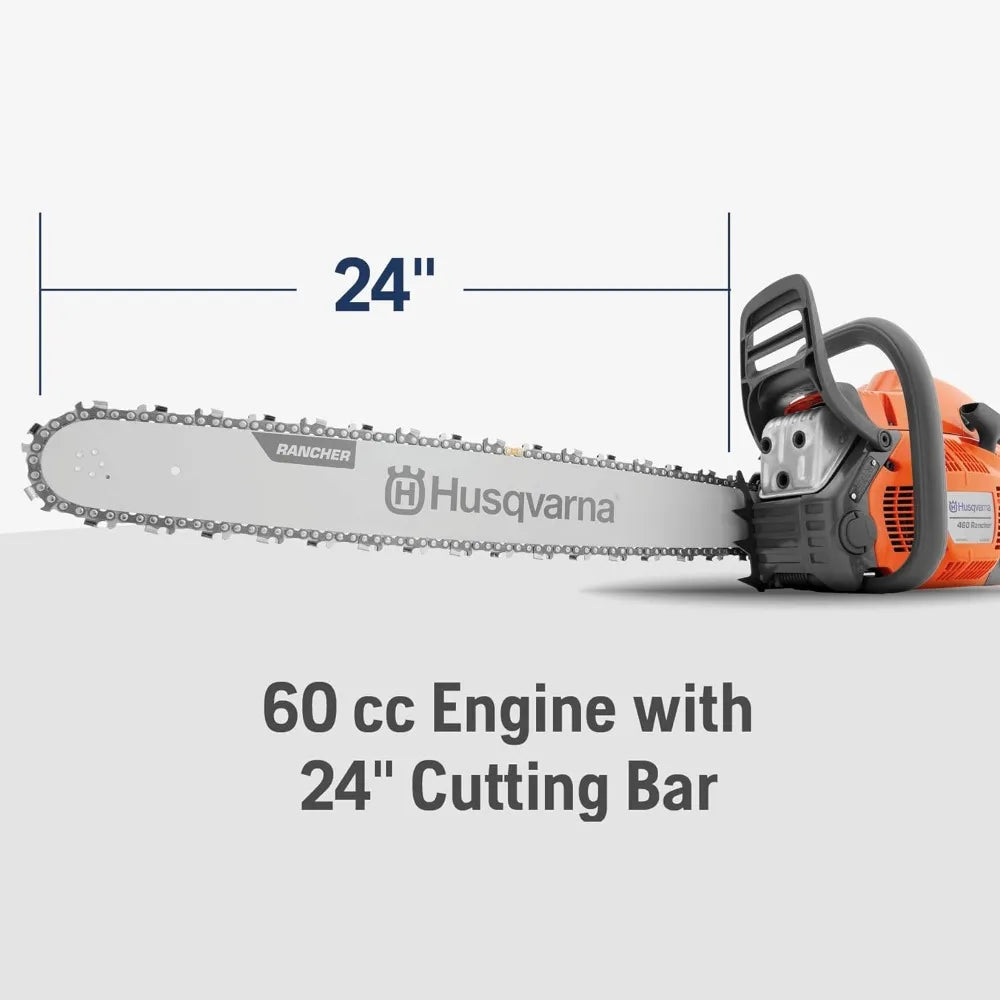 Gas Powered Chainsaw, 60.3-cc 3.6-HP, 2-Cycle X-Torq Engine, 24 Inch Chainsaw