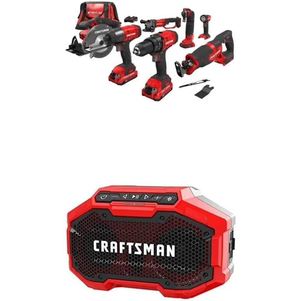 V20 Cordless Drill Combo Kit, 7 Tool (CMCK700D2)