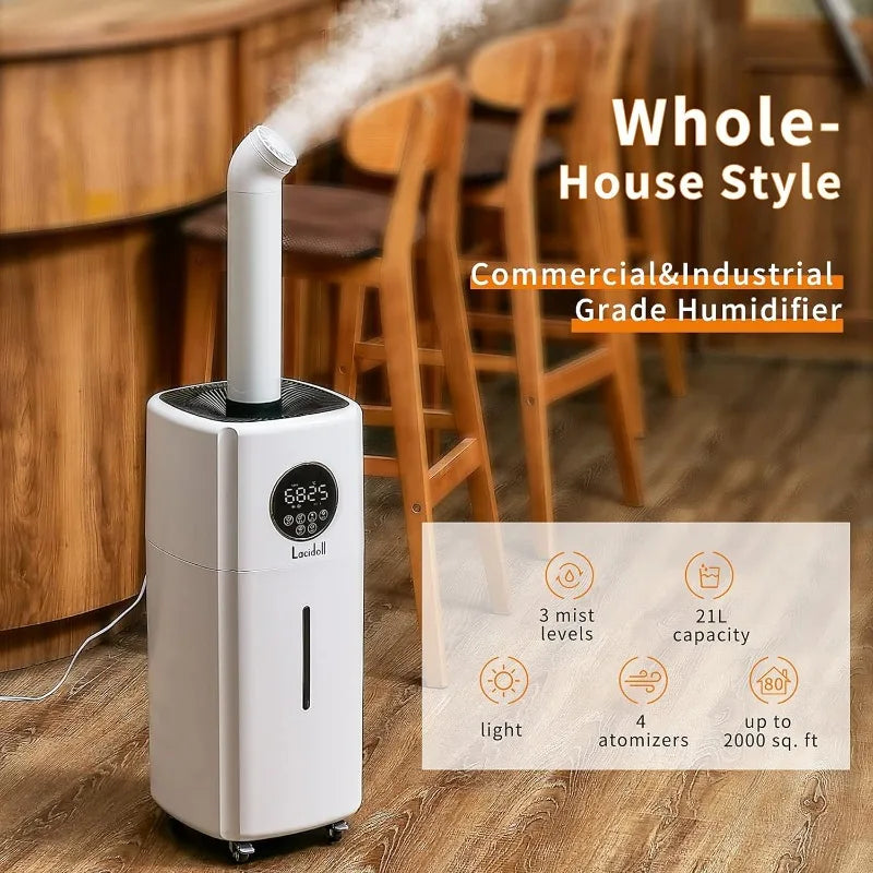 Whole House Humidifier for Home 2000 sq. ft, 5.5Gal Cool Mist Top Fill - Link Logical Mall