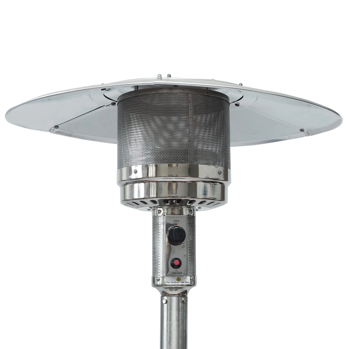 46000BTU Propane Patio Heater: Outdoor Garden Gas Heater with Wheel & Cover, 3 Styles