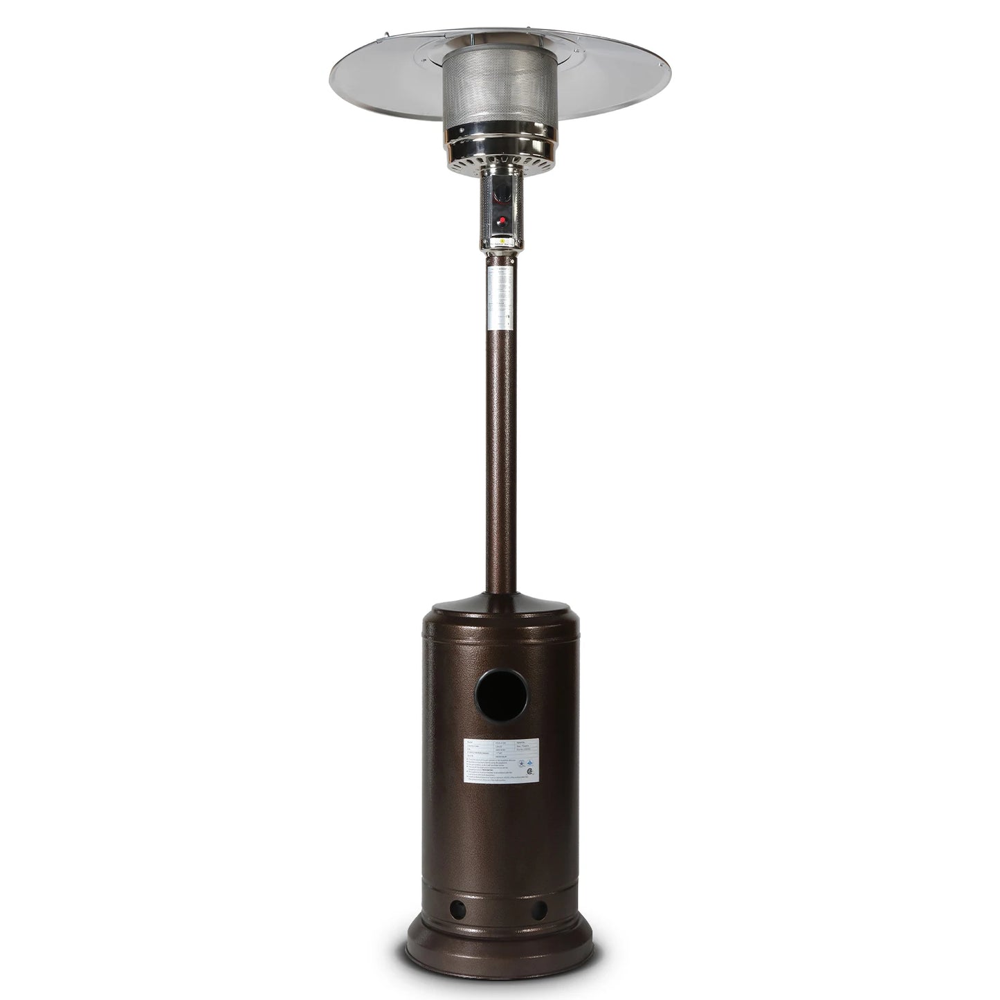 46000BTU Propane Patio Heater: Outdoor Garden Gas Heater with Wheel & Cover, 3 Styles