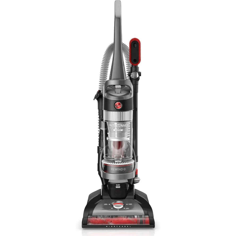 WindTunnel Cord Rewind Pro Bagless Upright Vacuum Cleaner, Ideal for Carpet and Hard Floors