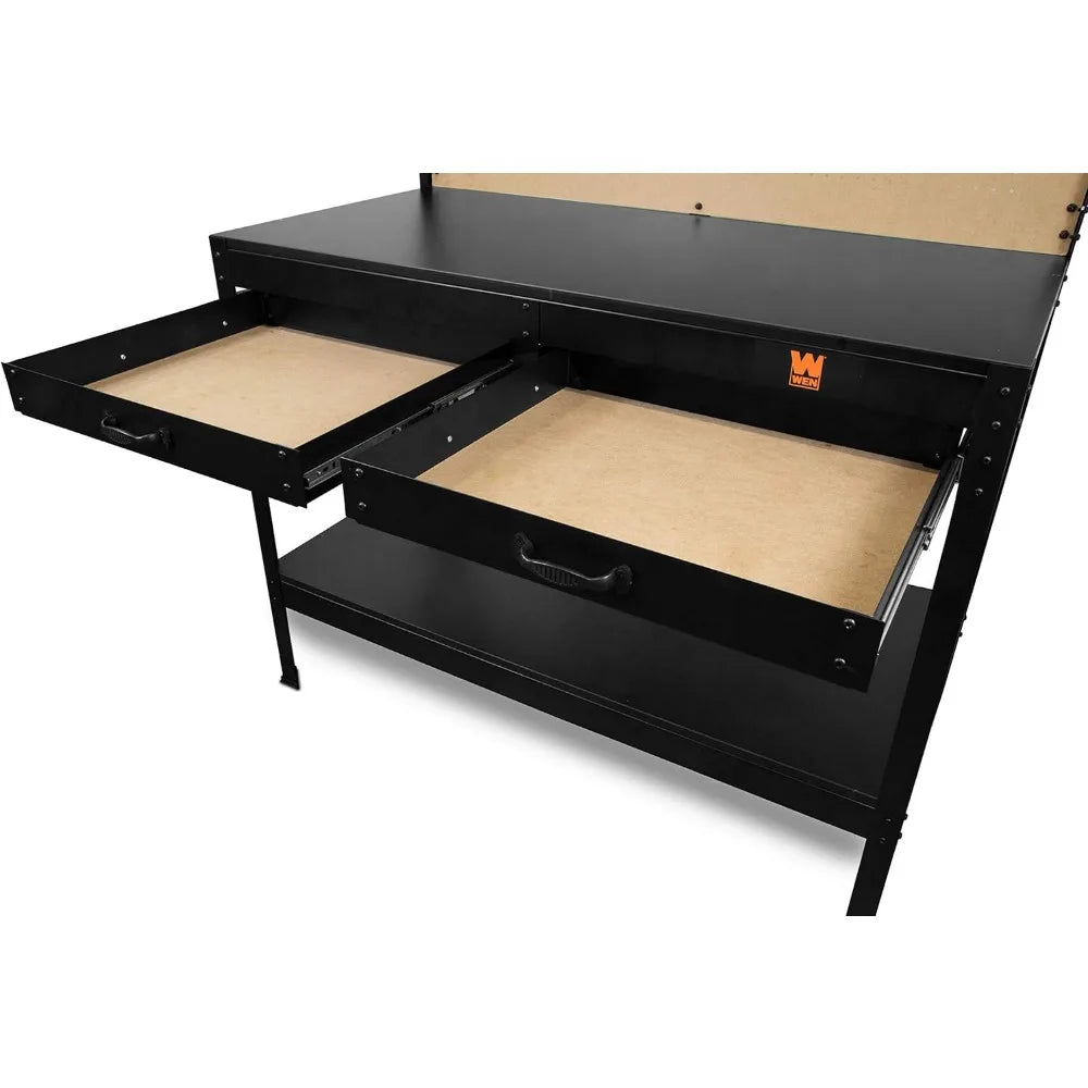 WEN WB4723T 48-Inch Workbench with Power Outlets and Light