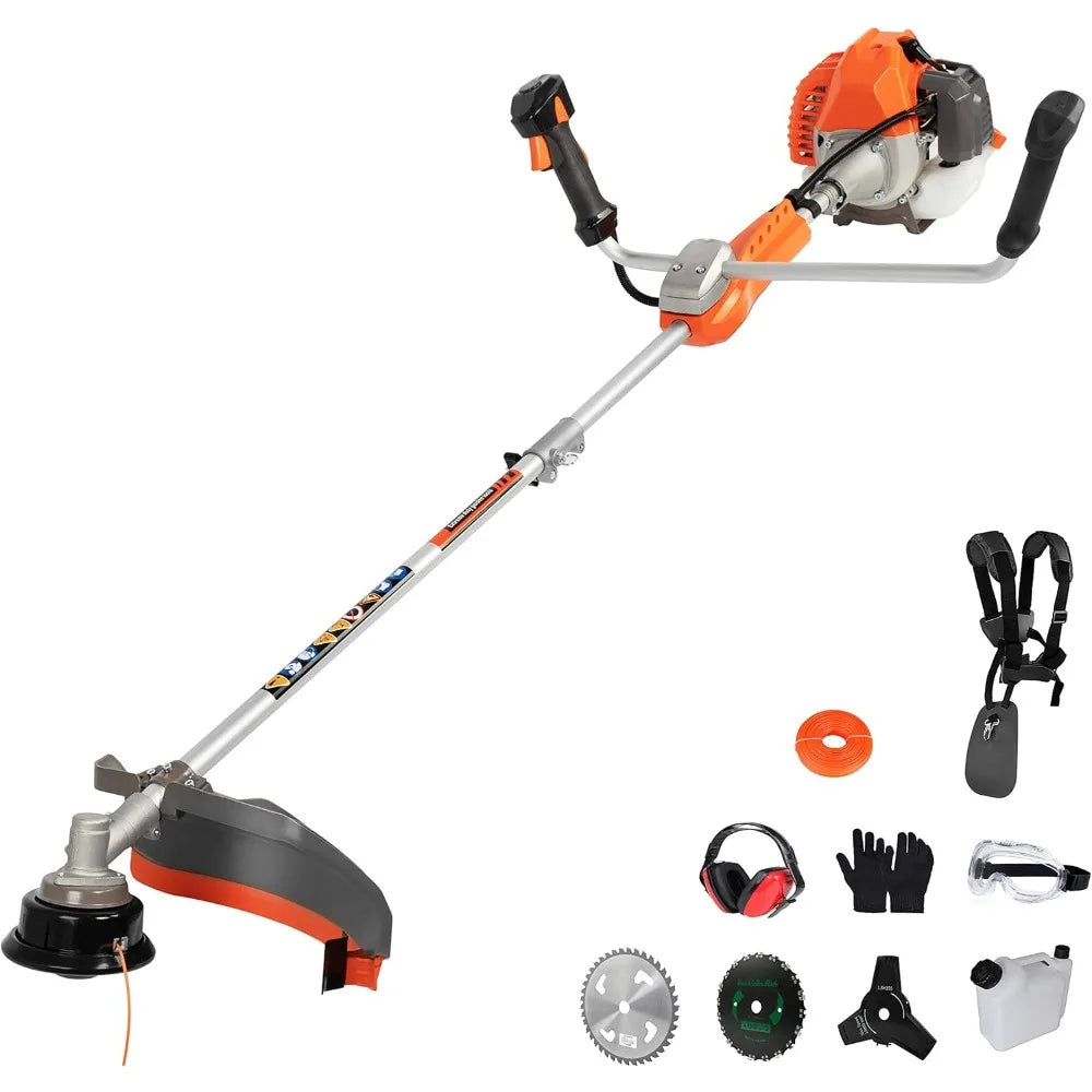 PROYAMA 26cc Weed Eater/Wacker 2-Cycle Gas String Trimmer/Edger, 3 in 1 Brush Cutter - Link Logical Mall